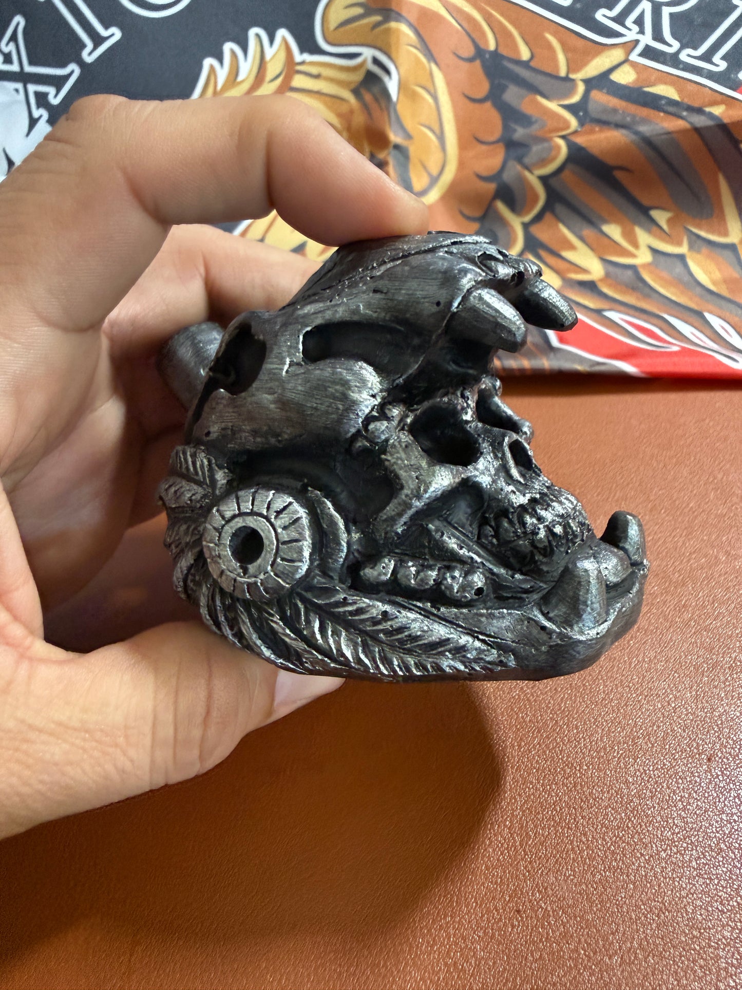 Quetzalcoatl Aztec Death Whistle Mayan Kukulkan War Whistle, Human Screams Clay