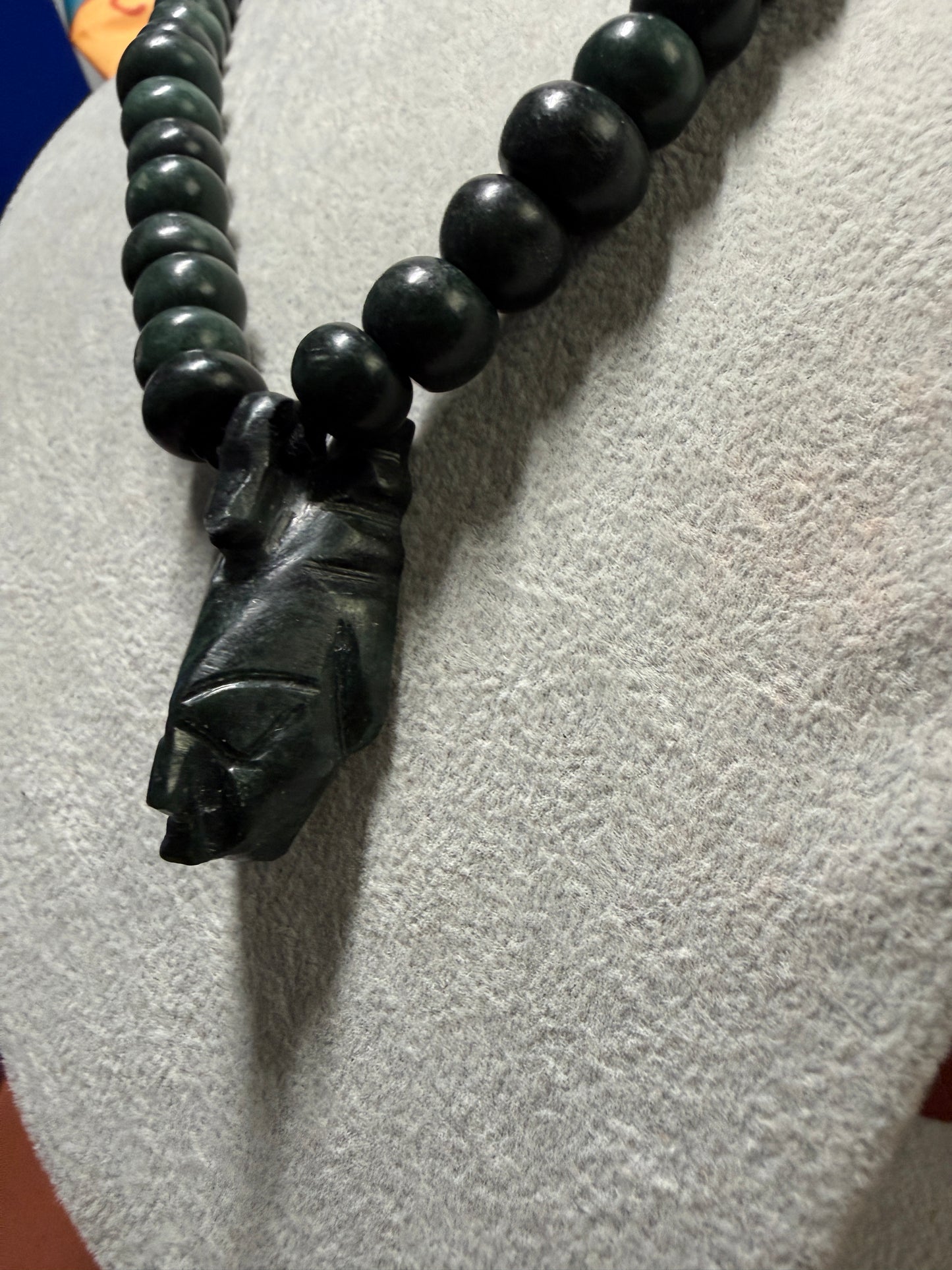 Mayan Emperor Pakal Pendant Necklace, Guatemalan Marble, Necklace, Mayan, Mexico (#10)