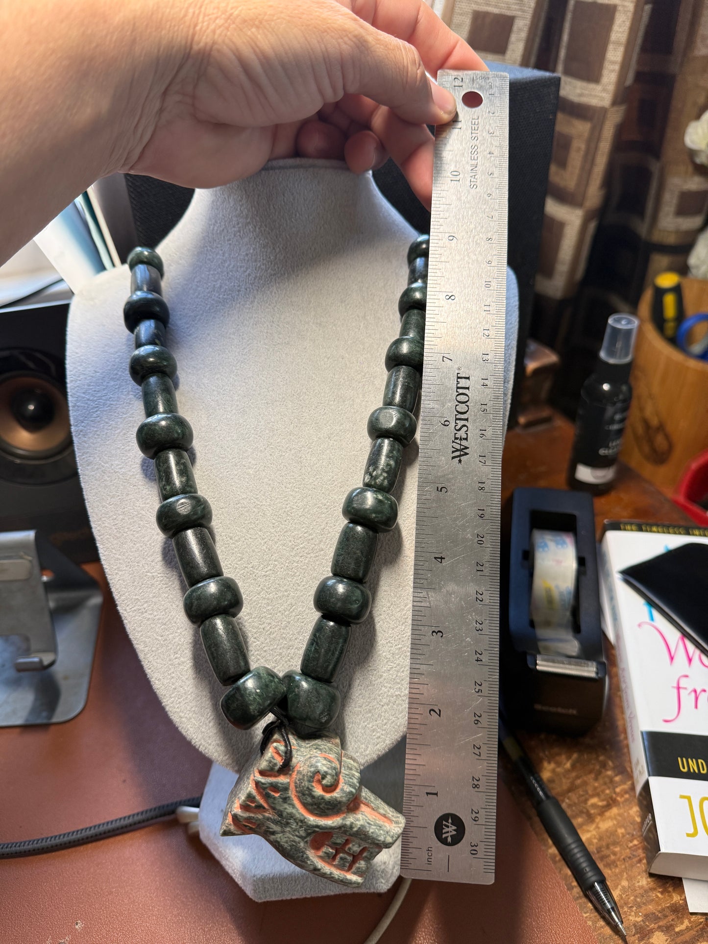 Serpentine Quetzalcoatl Feathered Serpent Necklace, Kukulkan Mayan Plumed Serpent Necklace Maya, Aztec, Mexica, Plumed Serpent, Dragon #41