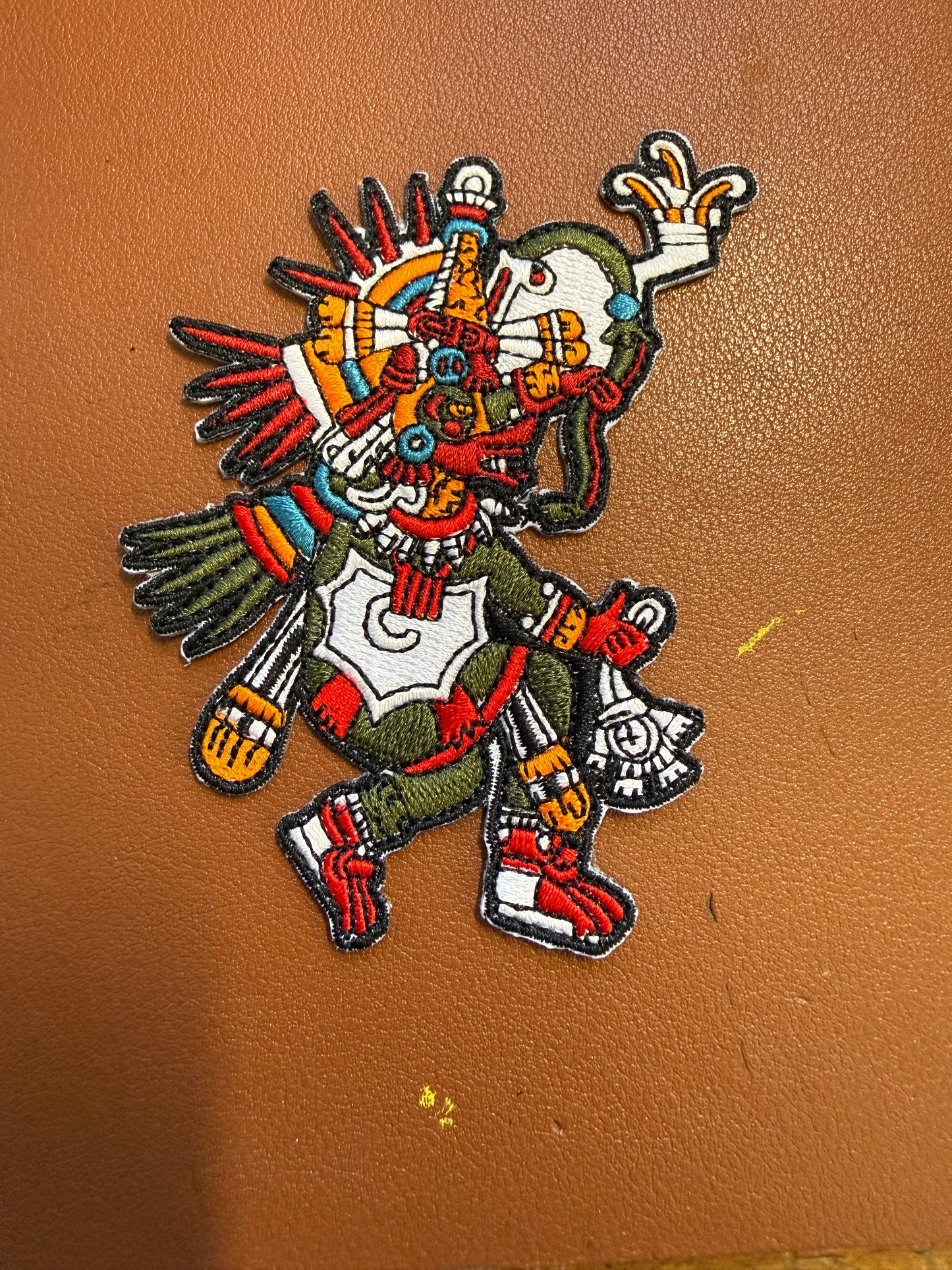 Quetzalcoatl Ehecatl Aztec God Patches, Mexico, Mexica, Azteca, iron on (#25)