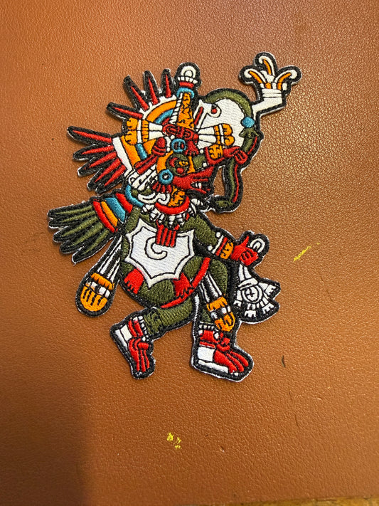 Quetzalcoatl Ehecatl Aztec God Patches, Mexico, Mexica, Azteca, iron on (#25)