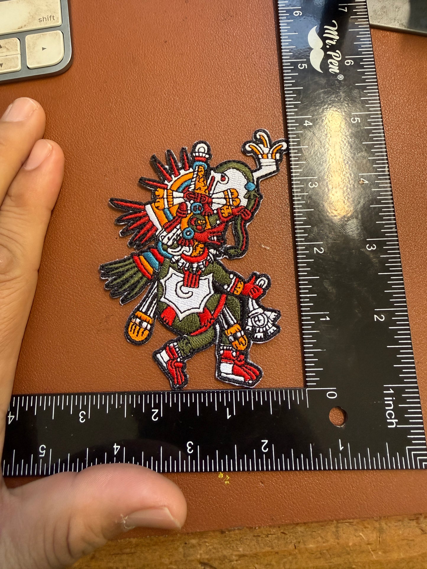 Quetzalcoatl Ehecatl Aztec God Patches, Mexico, Mexica, Azteca, iron on (#25)