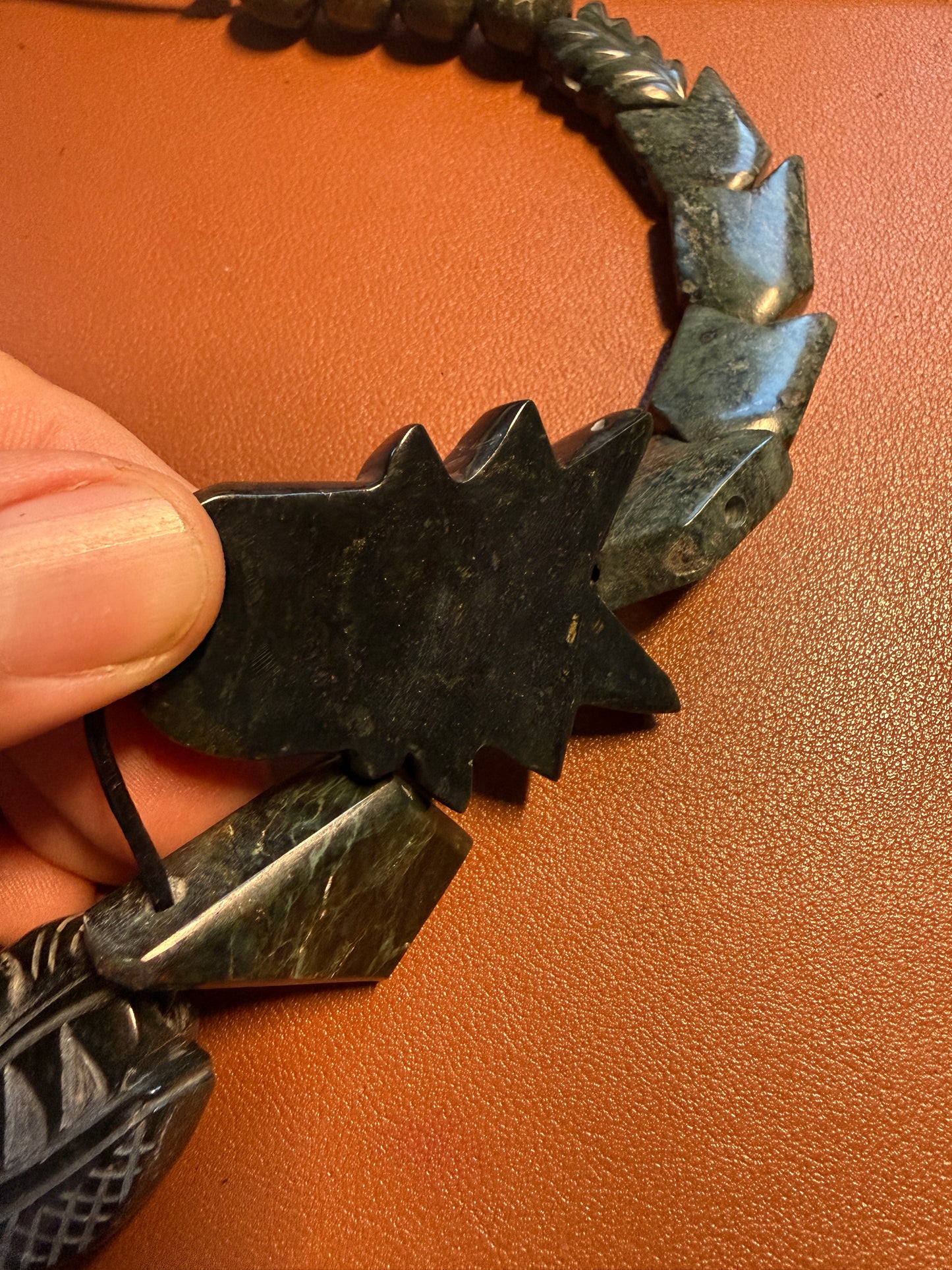 Serpentine Quetzalcoatl Necklace, Kukulkan Necklace, double headed serpent, Maya, Aztec, Mexica, Mexico, Plumed Serpent, Feathered Dragon #H