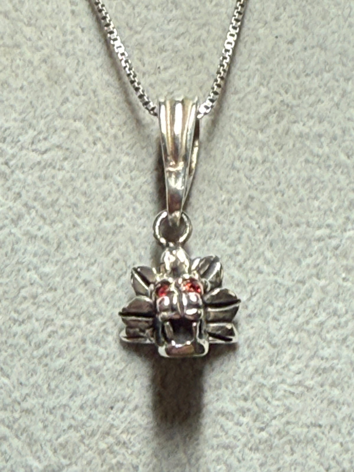 Quetzalcoatl Kukulkan 925 Necklace, Aztec Mayan Serpent, Sterling, Dragon #Xa35