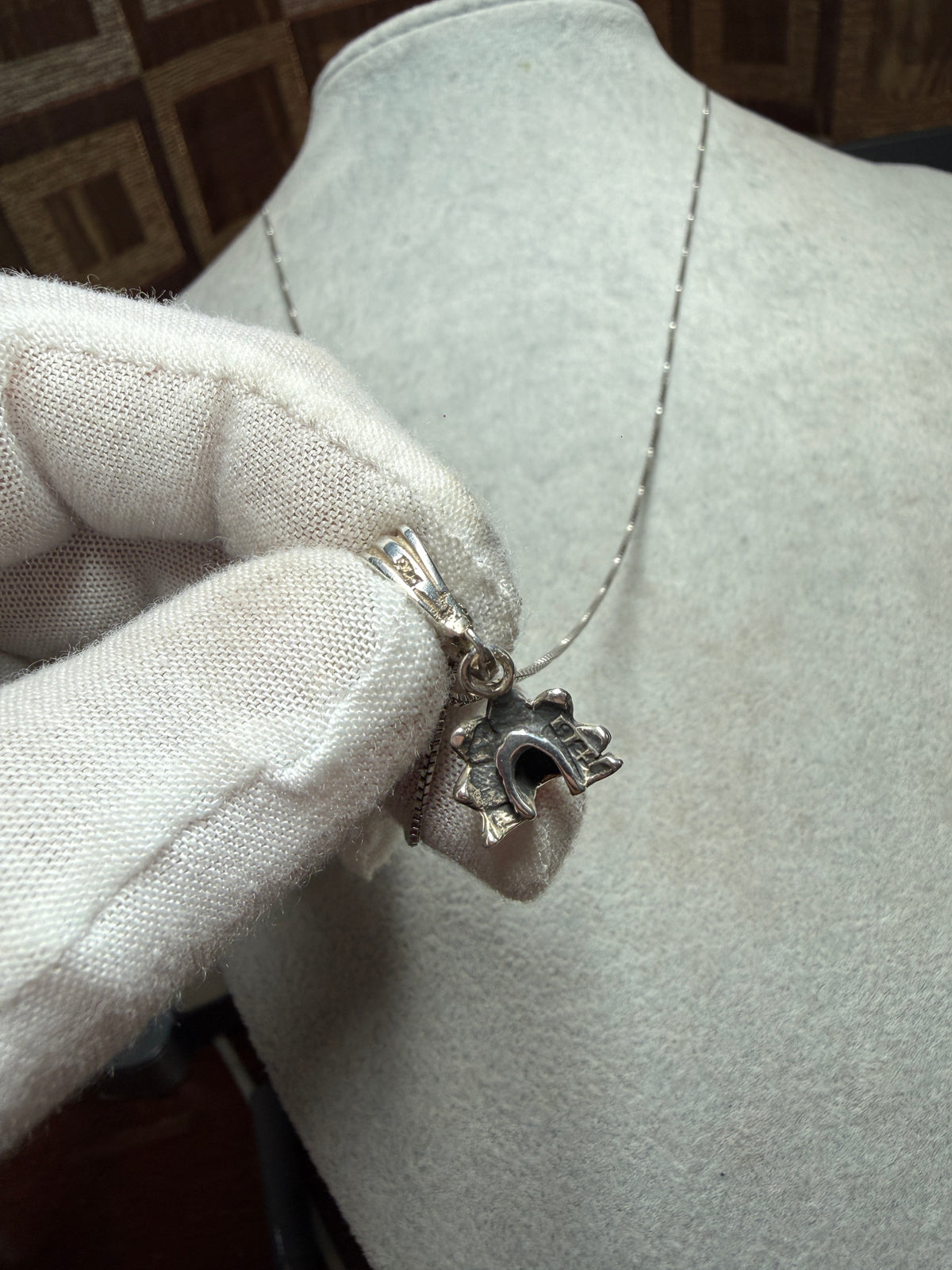 Quetzalcoatl Kukulkan 925 Necklace, Aztec Mayan Serpent, Sterling, Dragon #Xa35