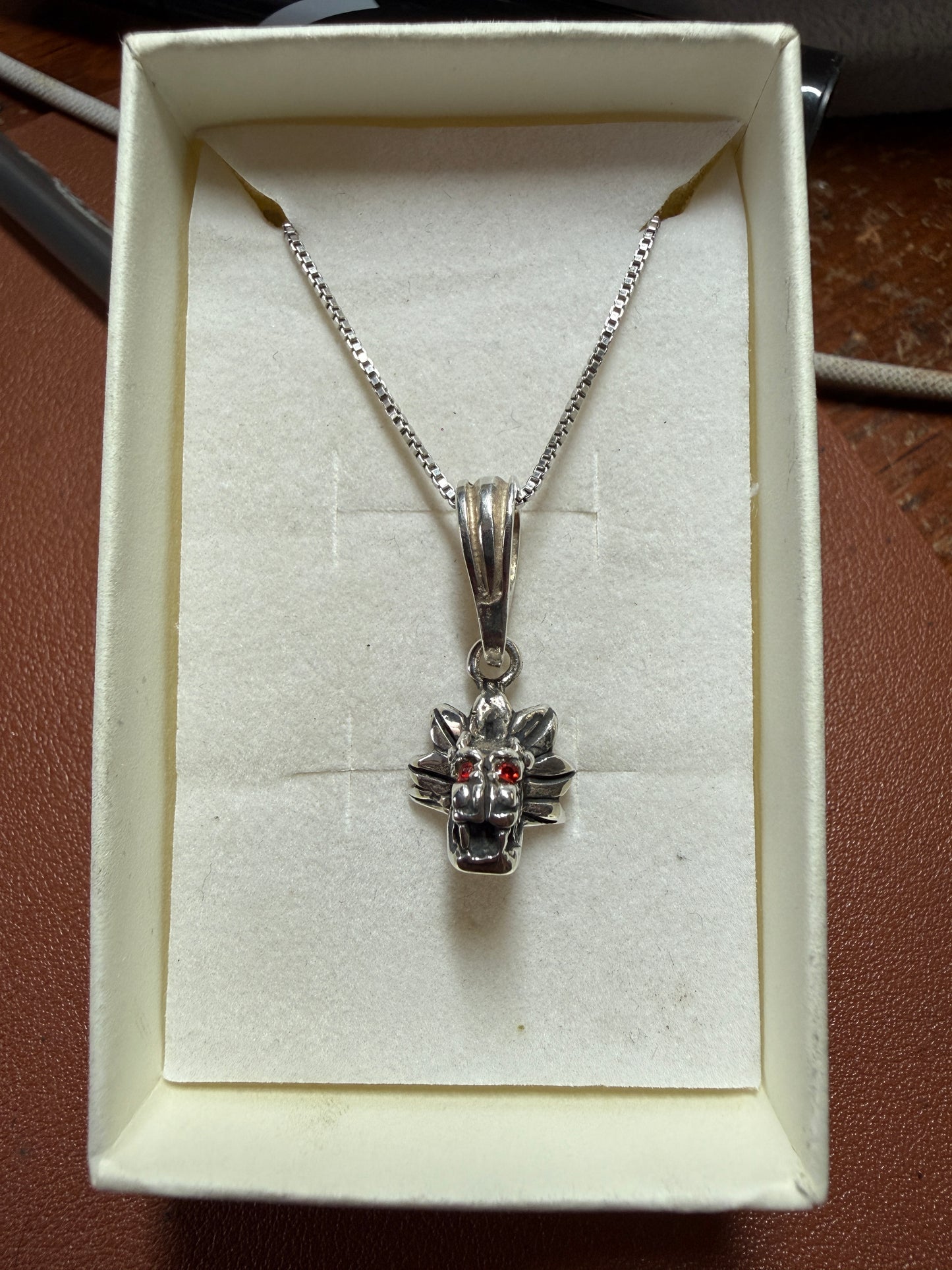 Quetzalcoatl Kukulkan 925 Necklace, Aztec Mayan Serpent, Sterling, Dragon #Xa35