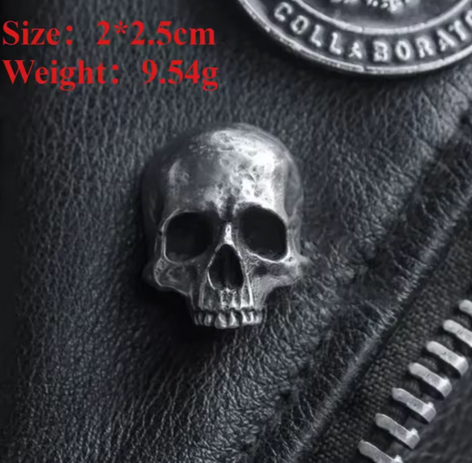 Aztec Halloween Skull Pin Punk Skeleton Badge Gothic Brooch for Jewelry Accessory #1