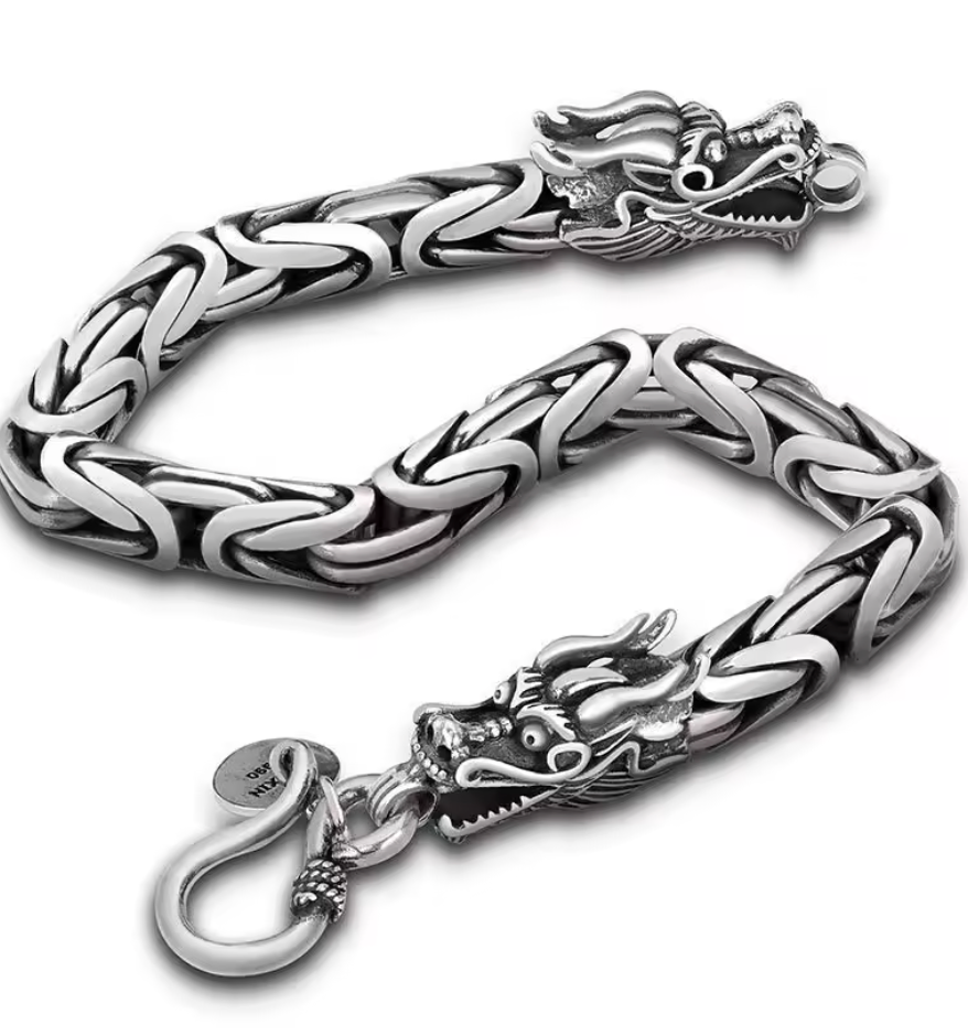 Quetzalcoatl Aztec Plumbed Serpent Bracelet, Kukulkan Mayan Feathered Serpent, Dragon, bracelets, (#9)