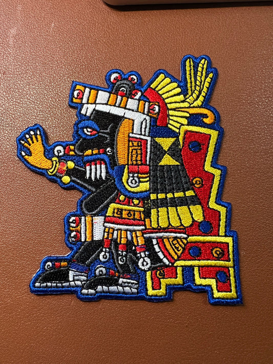 Tlaloc Aztec God Patches, Iron-on, 4" Azteca Rain God, Mexico, Mexica (6)