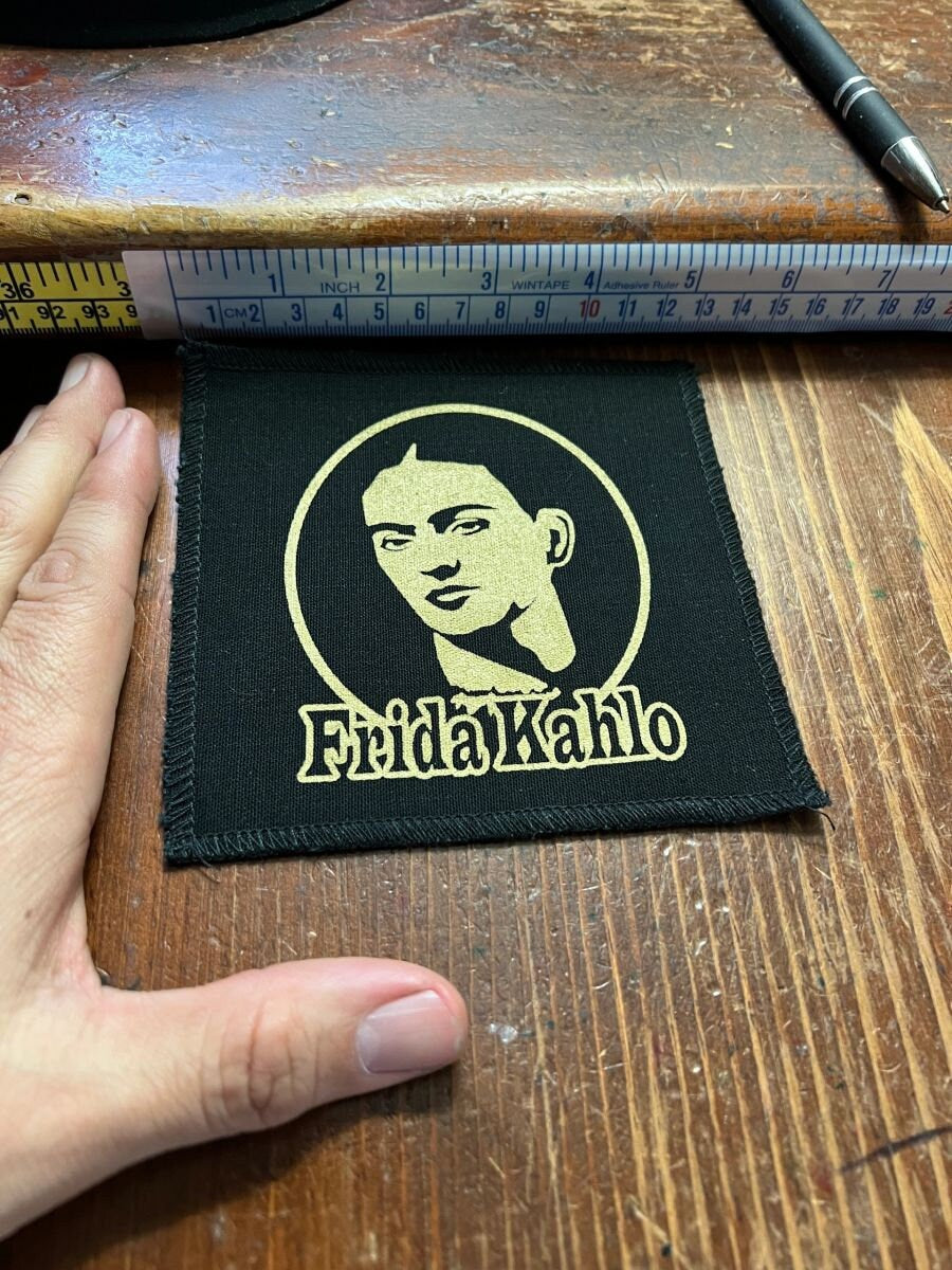 Frida Revolutionary Sew-On Patch, patches, Mexican Mexiana Chicana Latina (L1)