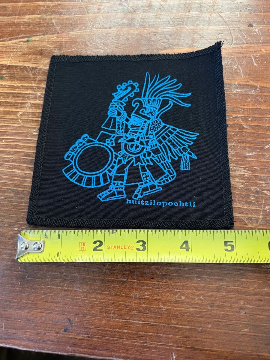 Huitzilopochtli Sew On Patches, Hand Made, Aztec patches, Mexica, danzante, rare (D1)