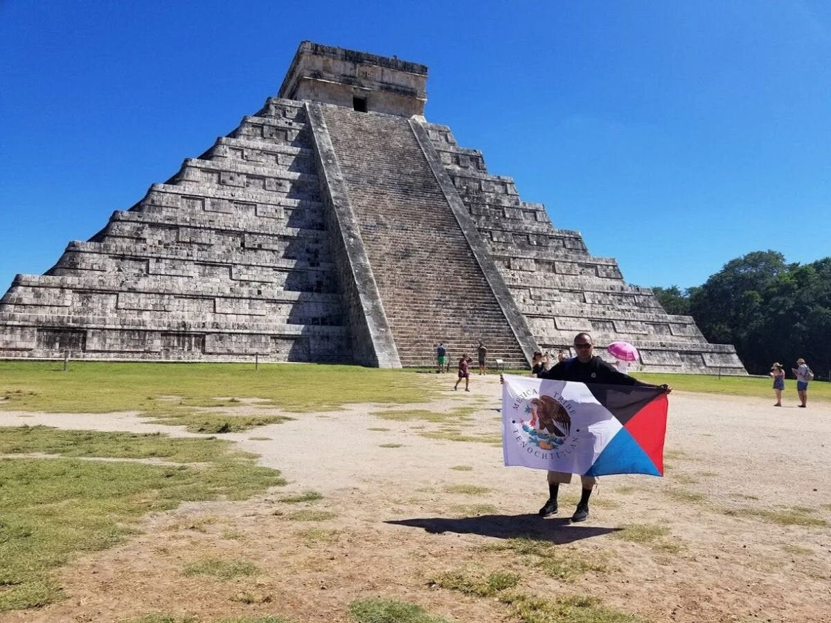 Mexica Tribe Tenochtitlan flags Pantli, 5ft x 3ft Aztec, Azteca, Mexico, Tribal Flag, Mesheeka Honorary Flag