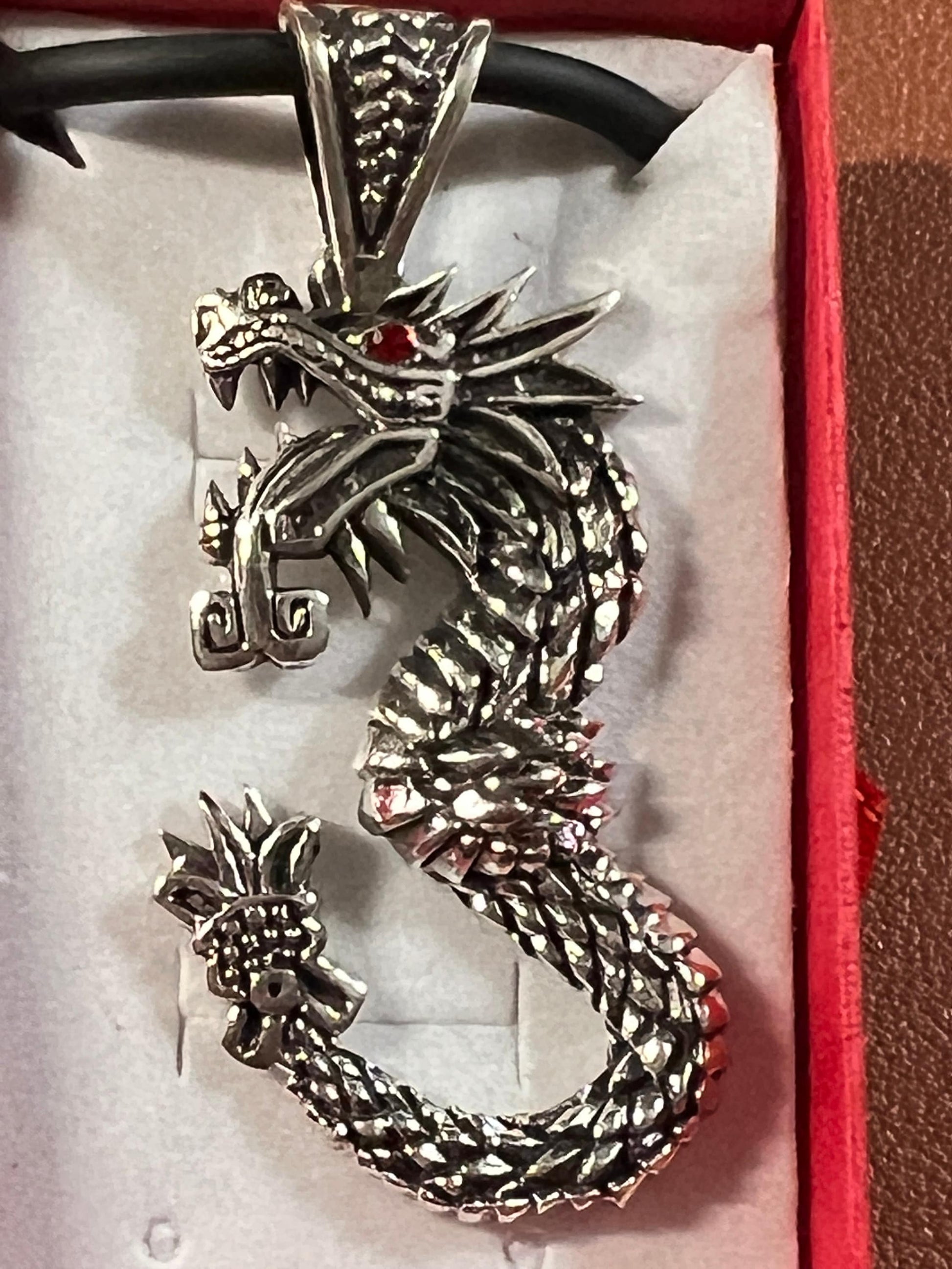 Quetzalcoatl Pendant Sterling Silver 925 Kukulkan Pendants, Made Mexico, Indigenous (#10)