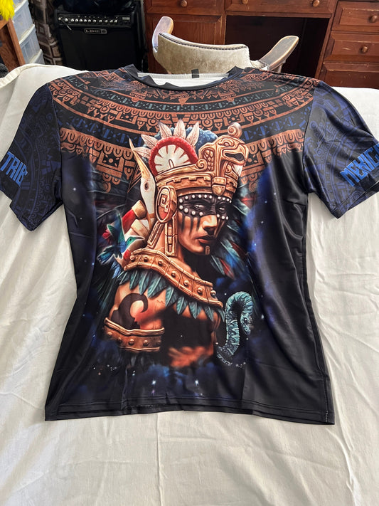 Huitzilopochtli Mexica Tribe T's T-Shirts, Polyester-Spandex Blend, Silky Smooth