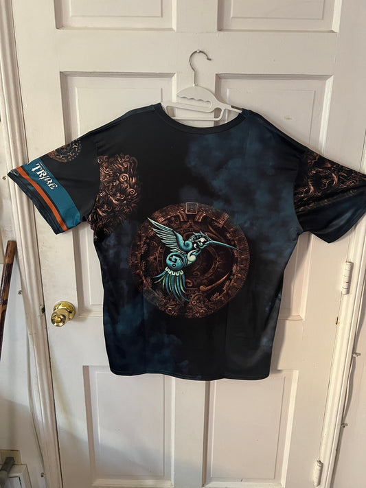 Hummingbird Huitzilopochtli Mexica Tribe T's T-Shirts, Polyester-Spandex Blend, Silky Smooth