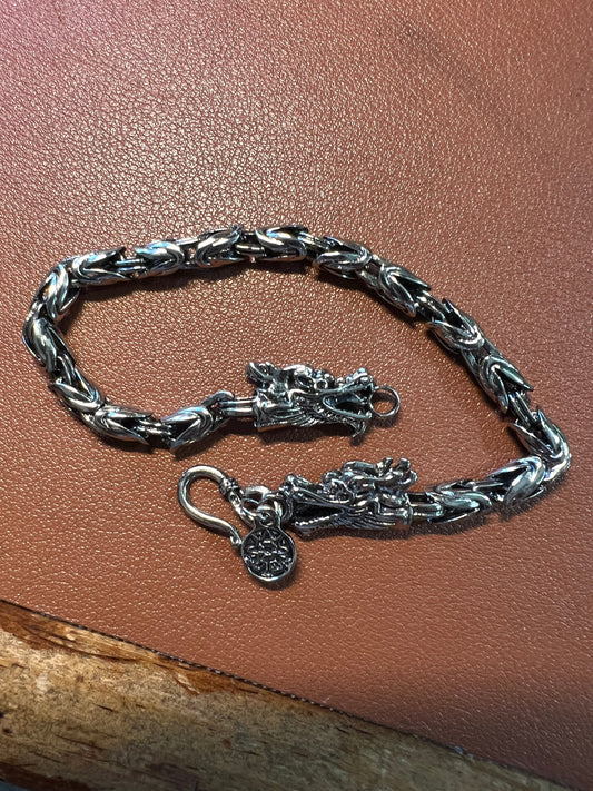 Quetzalcoatl Aztec Plumbed Serpent Bracelet, Kukulkan Mayan Feathered Serpent, Dragon, Ollin bracelets, (#9)