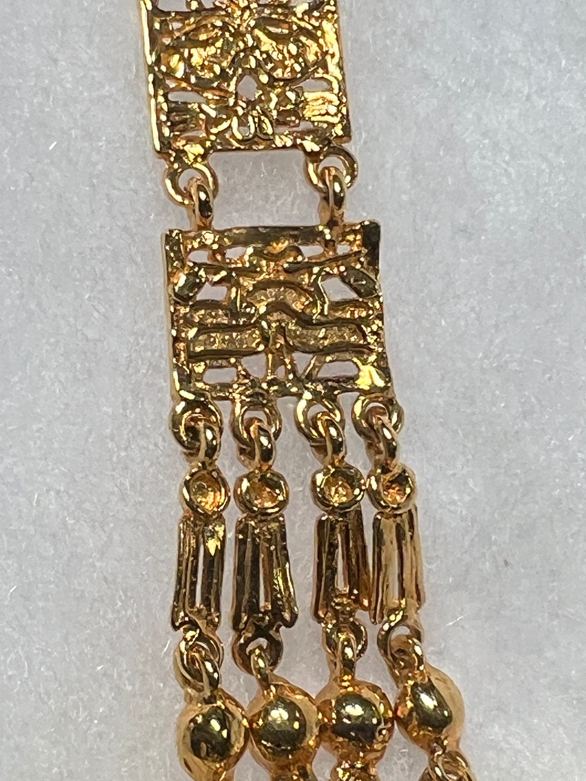 Excellent Rare Vintage Aztec Gold Plated Alloy Pin Brooch, by Salvador Teran for Marbel SA Mexico 1950s (#4)