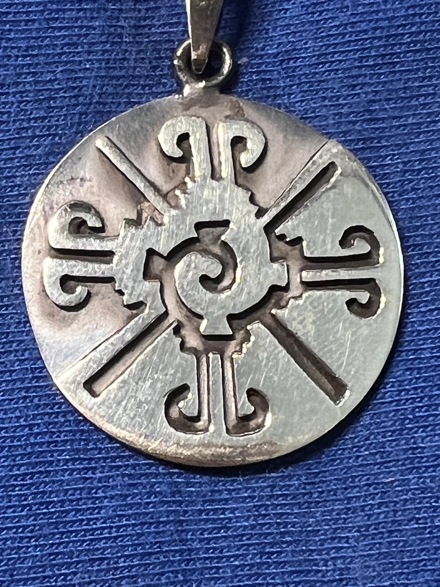 Ometeotl Hunab Ku Duality God of Aztec Mexica Maya Solid Pendant pendants necklace, Mexico (#11)