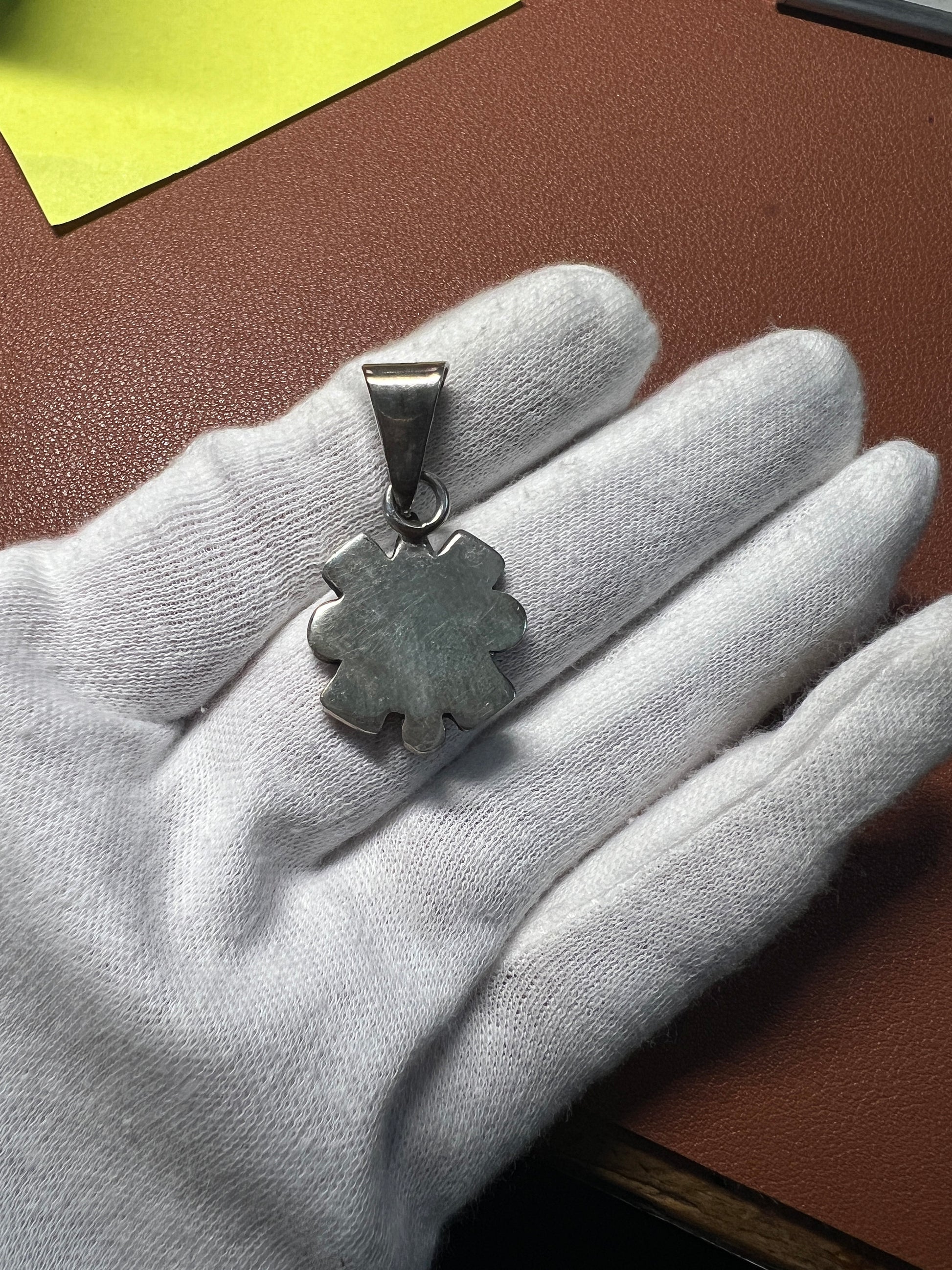 Day Ollin Olin Sterling Silver Pendant, 925 Sterling Silver, Aztec God, Olin Movement of the Sun, pendants necklaces (#7)