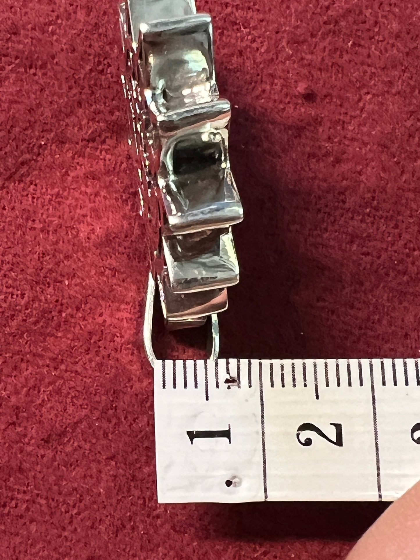 Cuitlahuac Pendant Original Mexica Tribe Flag in a sterling silver pendant , Aztec Battle Banner, Pantli, Bandera, (#11)